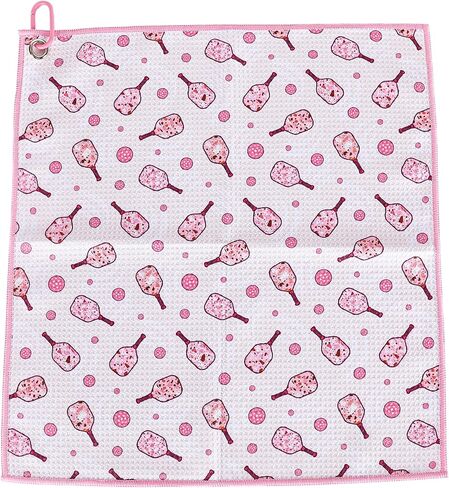 ASVP Shop Pickleball Towel Stylish 15x17 Inch Microfiber Athletic Towels with Carabiner Clip - The Ultimate Pickleball Towel for All Pickleball Fans (Purple) in Kuwait