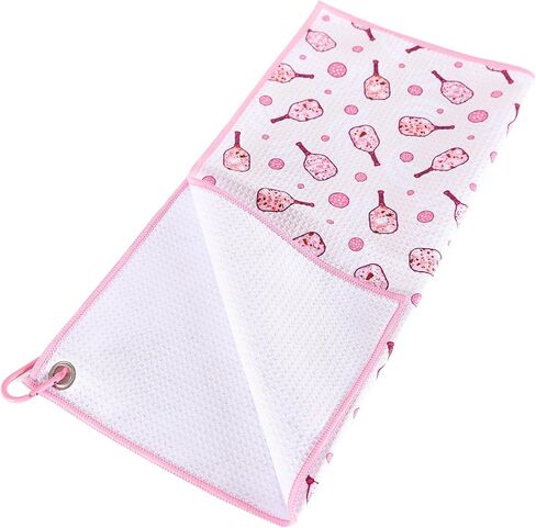 ASVP Shop Pickleball Towel Stylish 15x17 Inch Microfiber Athletic Towels with Carabiner Clip - The Ultimate Pickleball Towel for All Pickleball Fans (Purple) in Kuwait