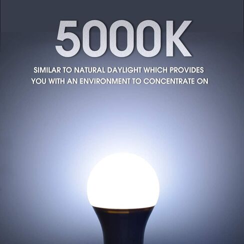 6 عبوات من لمبات الإضاءة فائقة السطوع بقدرة 150 وات مكافئة لمصباح A21 LED، ضوء النهار 5000 كلفن، لمبة LED بقوة 2600 لومن عالية، قاعدة E26، غير قابلة لتعديل الضوء، مدرجة في قائمة UL in Saudi Arabia
