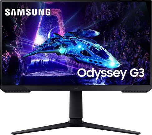 SAMSUNG 27-Inch Odyssey G3 (G30D) Series FHD Gaming Monitor, 1ms, 180Hz, AMD FreeSync, Adjustable Stand, Black Equalizer, Virtual Aim Point, Eye Saver Mode, Flicker-Free, LS27DG302ENXZA, 2024 in Saudi Arabia