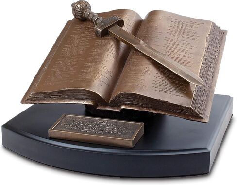 Lighthouse Christian Products Word of God Sword Bronzelike Finish 8.25 x 4 Hand-Cast Resin Mounted Sculpture in Saudi Arabia