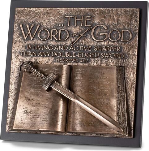 Lighthouse Christian Products Word of God Sword Bronzelike Finish 8.25 x 4 Hand-Cast Resin Mounted Sculpture in Saudi Arabia