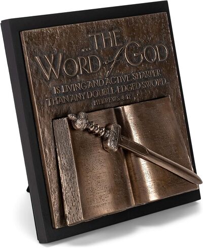Lighthouse Christian Products Word of God Sword Bronzelike Finish 8.25 x 4 Hand-Cast Resin Mounted Sculpture in Saudi Arabia