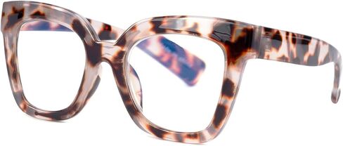 Trendy reading glasses Blue Light Blocking Impact Resistant Lenses TR90 frame oversized readers in Saudi Arabia