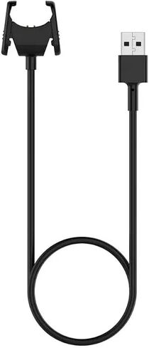2 حزمة كابل شاحن USB لـ Fitbit Charge 3 سوار ذكي USB كابل شحن لـ Fitbit Charge 4 معصمه شاحن محول قفص الاتهام، أسود in Saudi Arabia