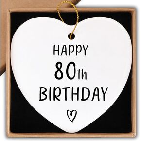 60th Birthday Gifts for Her Him Ornament Keepsake Sign Heart Plaque Happy 60th Birthday 60 Year Old Birthday Gifts for Women Men 60th Birthday Ideas