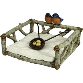 Rivers Edge Products Rustic Weighted Paper Napkin Holder for Table with Weighted Arm, Laser Cut Steel, Kitchen Decor, Rustic Home Decor, Funny Room Decor, Laser Cut Bear