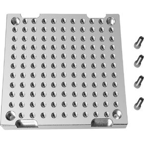 6" x 6" x 1/2" MIC 6 Aluminum Fixture / Sacrificial Plate, Mini Pallet