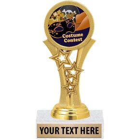 Crown Awards Halloween Trophies, 5 1/2" Starbeam Costume Contest Trophy, Engraving Included Prime