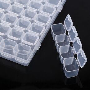 Pill Organizer Large Compartment Portable Travel Container for Medication Reminder Daily Pill Box Case for Vitamin Fish Oil 28 Compartments