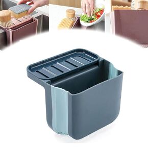 Dry and Wet Separation Trash Can, Kitchen Trash Can for Counter Top Or Under Sink, Collapsible Separation Hanging Telescopic Trash Can
