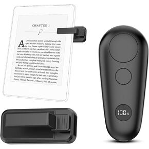 أداة تحويل الصفحات عن بعد لجهاز Kindle، جهاز تحكم عن بعد RF لملحقات Kindle Paperwhite Kobo E-Book ipad Tablets روايات قراءة الهاتف، وردي (زرين)