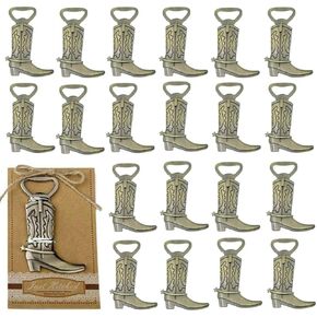 Bottle Opener, SeeSky 20 Pcs Cowboy Boot Bottle Opener Party Favor Return Gifts for Guest Wedding Party Souvenir Birthday Bridal Shower (20 Pcs Boot Bottle Opener)