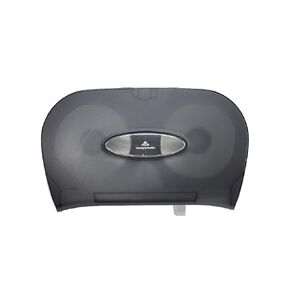 TWO ROLL SIDE-BY-SIDE COVERED BATHROOM TISSUE DI