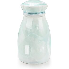 SOITIS Small Urns for Human Ashes Ceramic Keepsake Urn, Mini Urns for Ashes, Keepsake Urns for Funeral or Home Cremation Urns for Human Ashes for Women Man