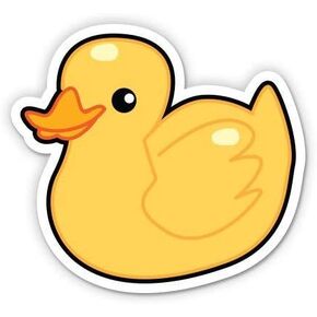 Rubber Ducky Vinyl Sticker Bumper Sticker Decal