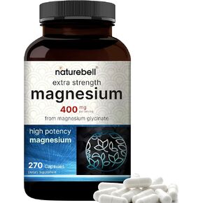 Magnesium Taurate 1,500mg Per Serving, 240 Capsules | Chelated for High Absorption – Heart & Nervous Mineral Supplement – Non-GMO, Gluten Free