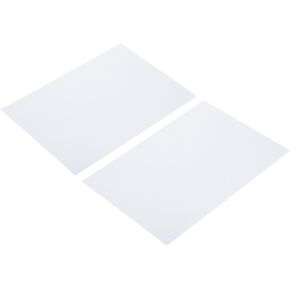 YOKIVE 2Pcs Photography Cardboard Reflector, Light Board Diffuser Background | for Product Studio Photo Shooting (Silver, 12"x8")