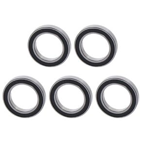 6803-2RS Ball Bearing 5pcs Chrome Steel Smooth Pre-Lubricated Double Sealed Bearings Low Noise 17x26x5mm Deep Groove Ball Bearing Wheels Replacement
