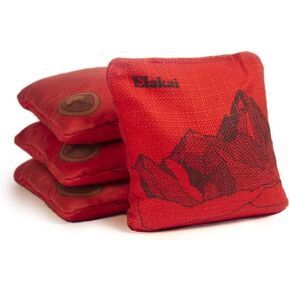 Elakai Cornhole Bags All Weather Dual Sided Slick and Stick Regulation Size and Weight Set of 4 Regulation 6 in x 6 in