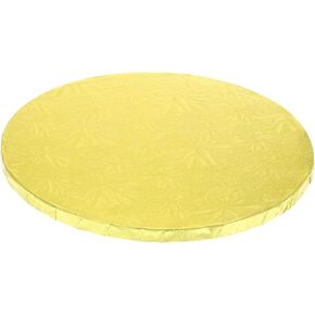uxcell Cake Boards, 1Pcs 12 Inch - Cardboard Cake Drums, 1/2" Thick Round Cake Base, Sturdy Cake Plate for Pastry Cake DIY Dessert Pizza Display (Silver)