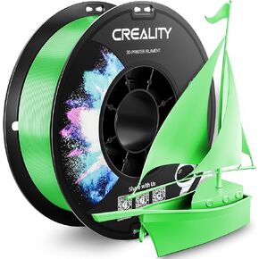 CREALITY PETG Filament 1.75mm 3D Printer Filament, 1kg (2.2lb) Neatly Wound Spool, Dimensional Accuracy ±0.03mm, 2024 Latest Batch, Fit for Ender, Bambu Lab, Anycubic,ELEGOO FDM Printers, Green