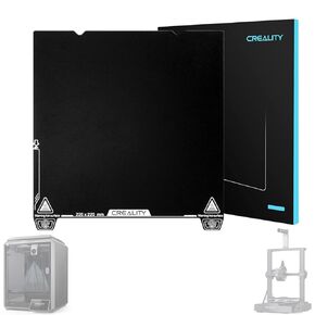 Creality K1 Max Epoxy Resin Build Plate Kit (315 * 310mm), Magnetic Flexible Steel Plate, 3D Printer Platform for Ender-3 V3 Plus/CR-10 Smart/Pro/Ender-3 Max/Max Neo/10S PRO/PRO V2/10 V2/V3/CR-X