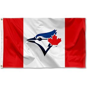 WinCraft Toronto Blue Jays Canada Nation Logo Flag and Banner