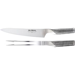 Global G-313, Classic 2pc Carving Set, Stainless Steel