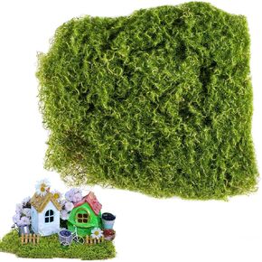 Sukh Faux Moss Sheet Artificial Moss for Crafts Green Artificial Moss Mat Plastic Fake Spanish Moss Decoration for Crafts or Micro-Landscaping Multiple Usage Scenarios Unleash Your Creativity