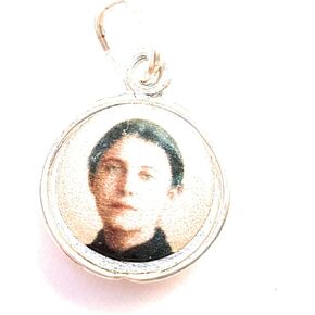 Relic Medal 3rd Class Gemma Galgani Patron of Students, Pharmacists, Paratroopers and Parachutists, Loss of Parents, Those Suffering Back Injury or Back Pain, Those Suffering with Headaches migraines