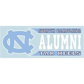 Craftique North Carolina Decal (NC TARHEELS ALUMNI DECAL (6''), 6 in)
