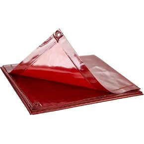 VEVOR Welding Curtain Screen, 6 x 6 FT Hanging Welding Curtain Wall, Flame-Resistant Vinyl Welding Protection Screens with 6-Level UV Protection & Hanging Holes, Portable for Workshop/Industrial Use