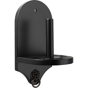 Pool Accessory: Wall Mounted Wood Cone Chalk Holder, Mahogany Finish