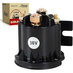 Roykaw Golf Cart Solenoid Replacement for EZGO RXV 2008-up Electric Models, 36V/150A /4-Terminal Golf Cart Continuous Solenoid, OEM# 609428, 608897, 624317