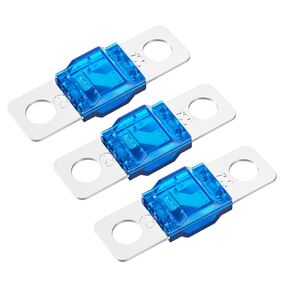 3 Pack AMI/Midi Fuse 150A High Current Fuse Bolt-on Fuse 150 Amp for Cars, Trucks, Construction Vehicles, Buses, Caravans (150A)