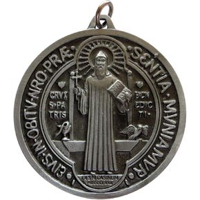 Saint Benedict Medal 2.5" Medalla De San Benito de 60mm