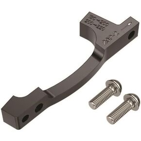 SRAM Post Bracket 20 P 2 Disc Brake Adaptor - for 200mm and 220mm Rotors Only, Includes Bracket and Stainless Steel