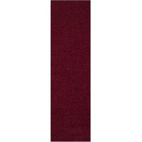 SAFAVIEH Athens Shag Collection Runner Rug - 2'3" x 8', Red, Non-Shedding & Easy Care, 1.5-inch Thick Ideal for High Traffic Areas in Living Room, Bedroom (SGA119R)