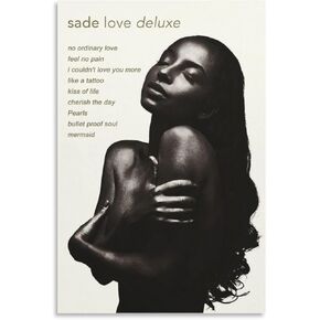 GUOSHIKA Sade Love Deluxe Canvas Poster Bedroom Decoration Landscape Office Valentine's Birthday Gift Unframe-style12x18inch(30x45cm)