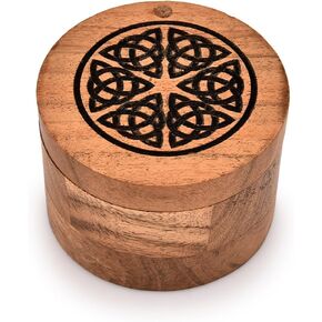 Kimona Decorative Urns Human Ashes Beautiful Wood Urns for Human Ashes Adult Funeral Ashes Urns for Adults (3.5" x 3.5" x 2.5")
