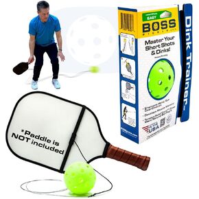 DROPTRAINER Match Buddy Pickleball Trainer: Fun Pickleball Gifts for All Ages, Includes Pickleball Balls and Handy Cord Reel & Bag, Patent-Pending Cord Mimics Natural Ball Flight in Saudi Arabia