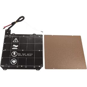 Zopsc 3D Printer Magnetic Heating Bed + Double-sided Texture Powder Coated Spring Steel Plate for Prusa for i3 MK2.5S MK3 MK3S