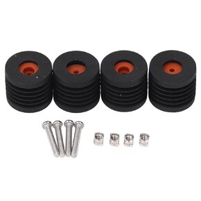 4PCS 3D Printer Anti Vibration Feet Pad Rubber Anti Slip Feet Pad for Ender 3 3S 3 PRO 3 V2 5 6 with Easy Installation Compatible with Most 3D Printers