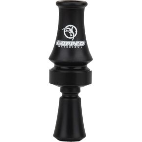 Comeback Quack Duck Call, Easy Blowing Mallard Duck Call with Double Reed Design & Acrylic Construction to Lure Waterfowl, White/Black