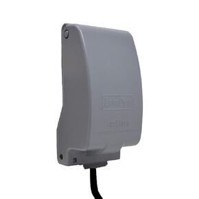 Sealproof 1-Gang Vertical Metal Weatherproof Lockable While in Use Outdoor Outlet Receptacle Cover, 7-in-1 Configurations