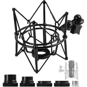 Microphone Shock Mount for Condenser Microphones, Compatible with Neumann TLM 103/102, M147/149, and More