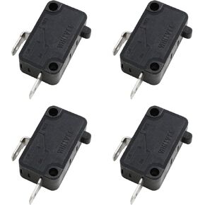 2 Pin Snap Action Micro Switches Microwave Oven Door Switches AC 250V/125V Mini Limit Switches-4PCS