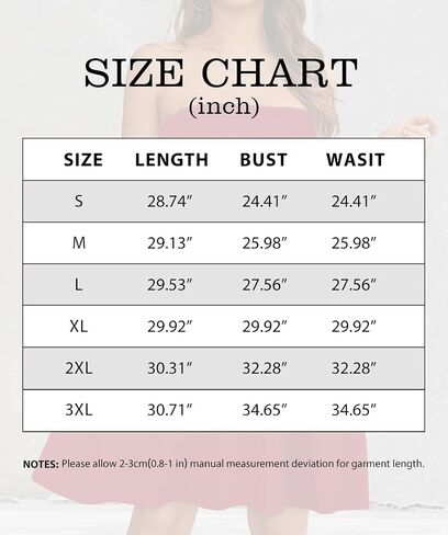 elescat Summer Dresses for Women Strapless Casual Beach Cover Ups Tube Top Sundress in Saudi Arabia