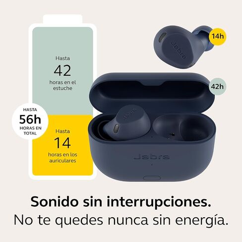 سماعات أذن Jabra Elite 8 Active Gen 2 بلوتوث لاسلكية مع صوت دولبي الصوتي المكاني - سماعات رأس مقاومة للماء للتمرين مع خاصية إلغاء الضوضاء، درجة عسكرية مع حافظة ذكية - كحلي in Saudi Arabia